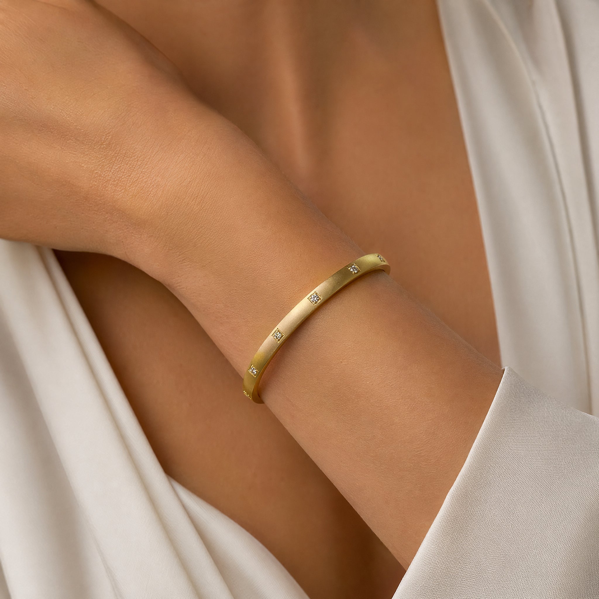 Darlene Gold & Diamond Bangle