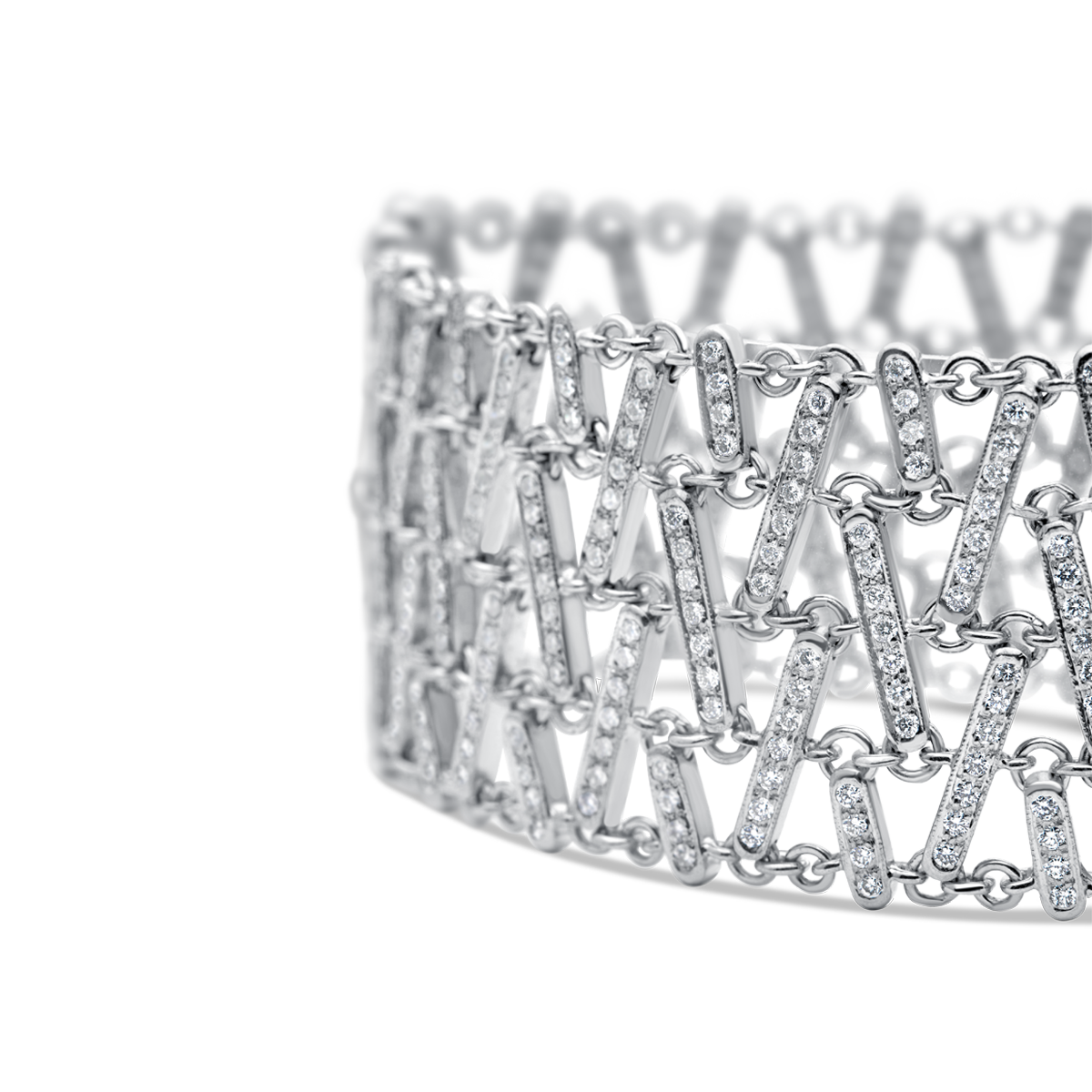 Diamond Tic Tac Bracelet
