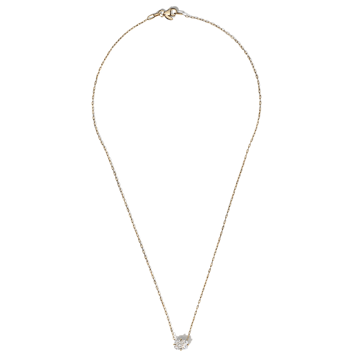 Radiant Diamond Solitaire Pendant