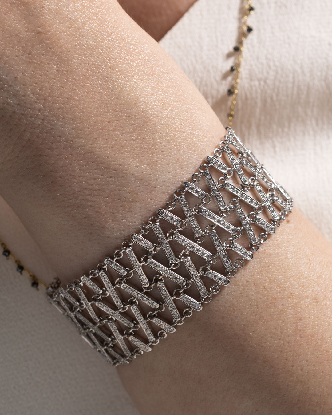 Diamond Tic Tac Bracelet