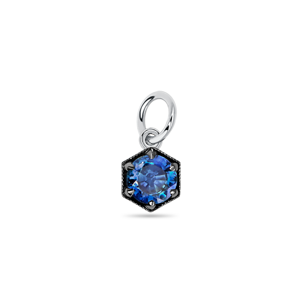 Selene Pendant in Blue Sapphire
