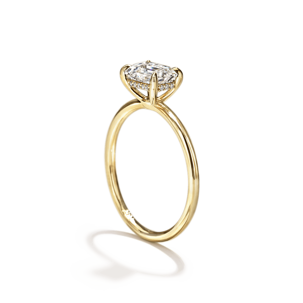 East-West Pixie Engagement Ring