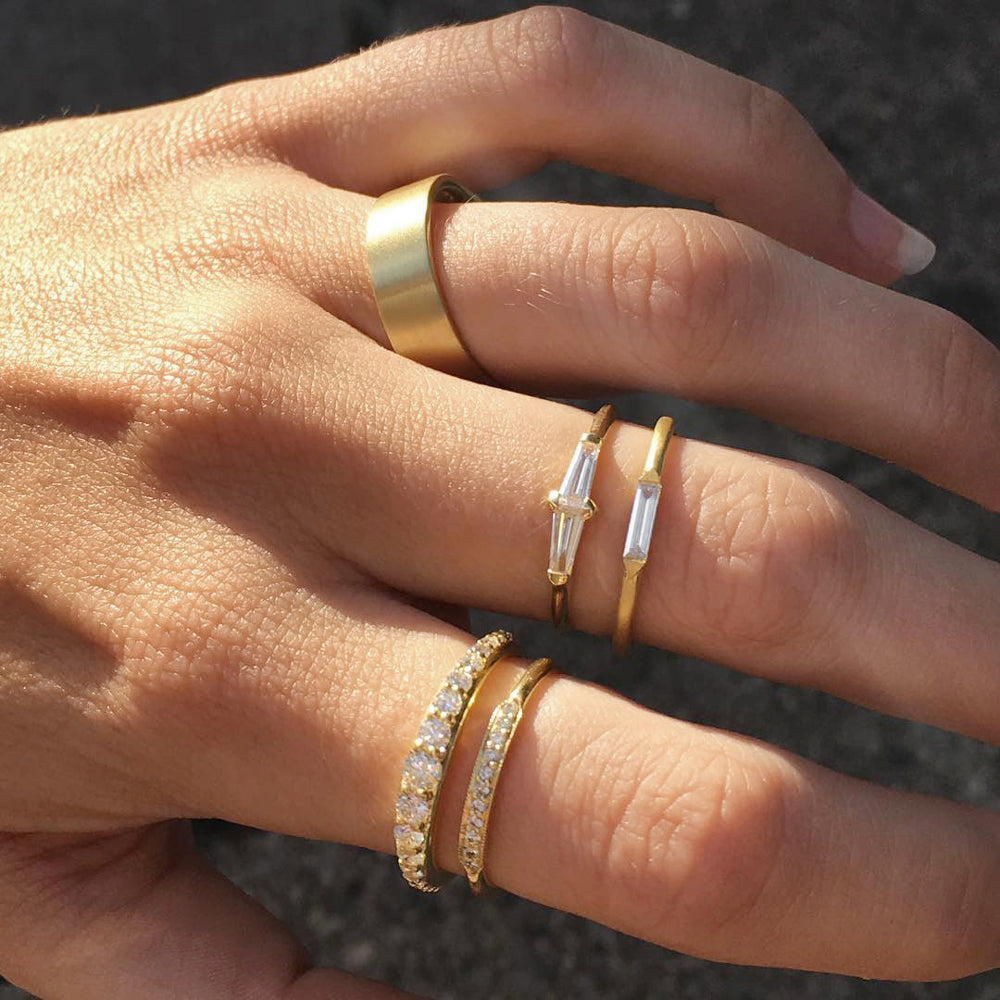 Perryn Baguette Diamond Ring