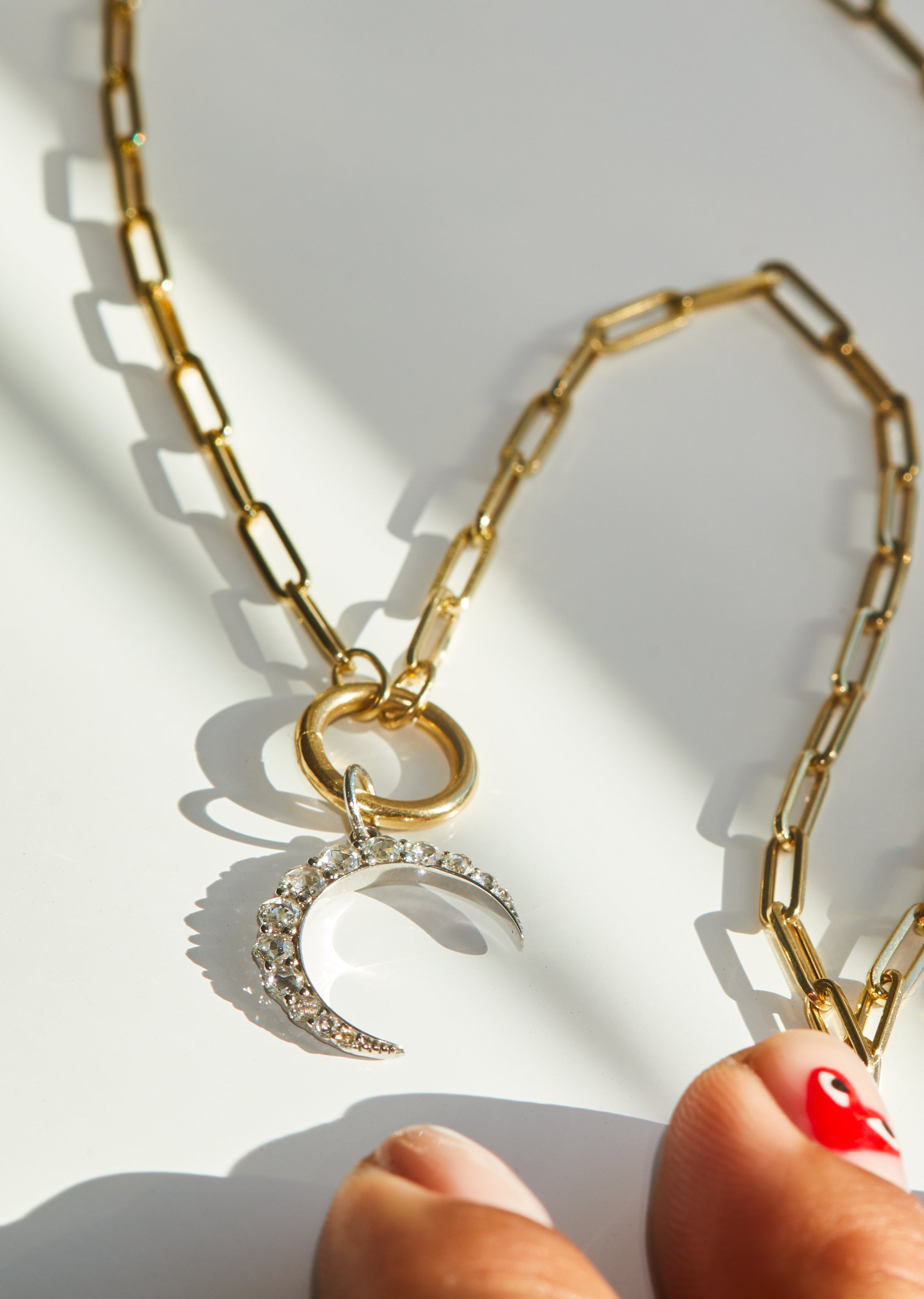 Maxi Paperclip Gold Chain