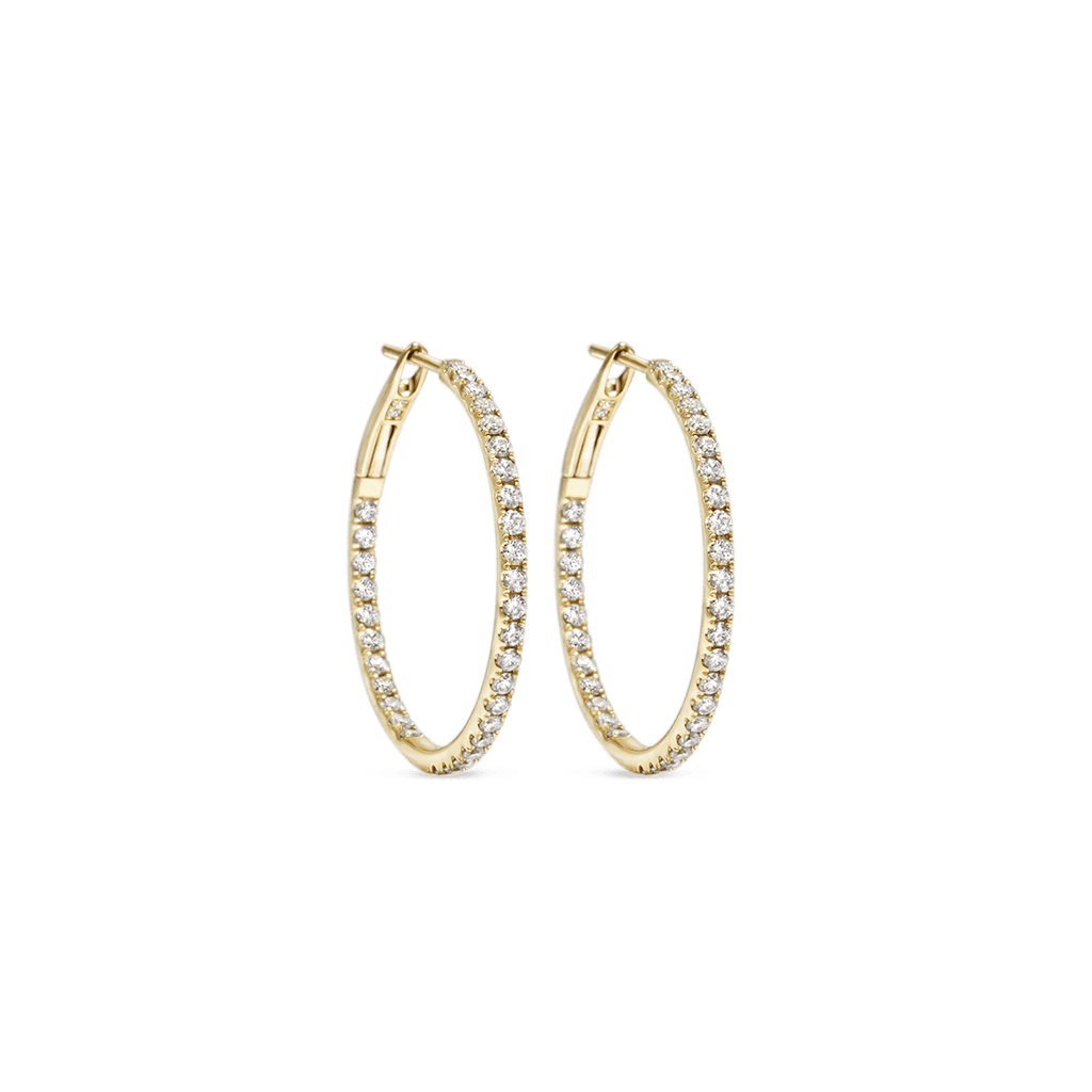 ILA Endless Diamond Hoops