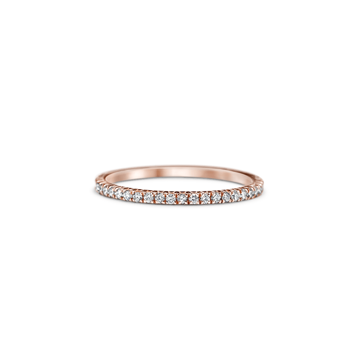 #color_14K Rose Gold Odo Diamond Eternity Band