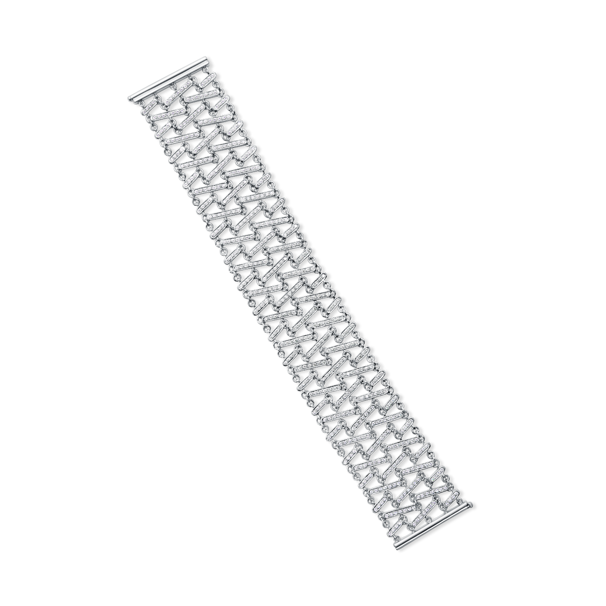 Diamond Tic Tac Bracelet