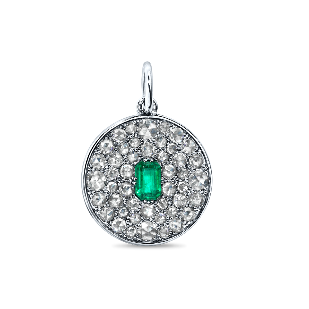 Refractions in Rose Cut Diamonds and Emerald