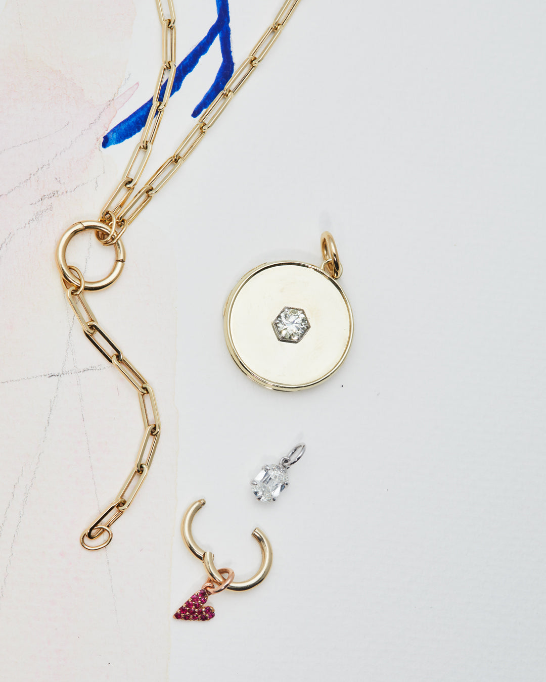 Maxi Paperclip Gold Chain