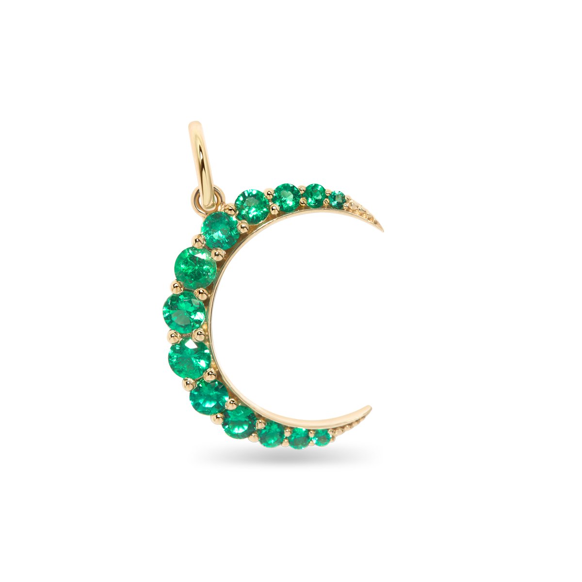 Emerald Moon Pendant