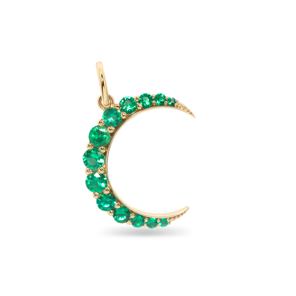 Emerald Moon Pendant