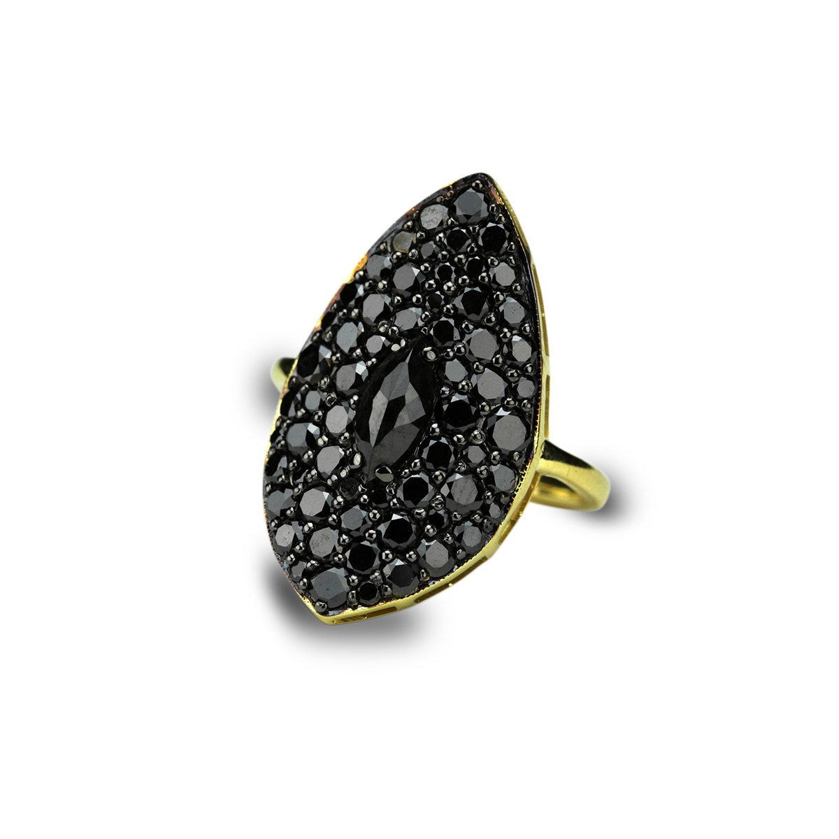 Moon Shadow in Black Diamonds