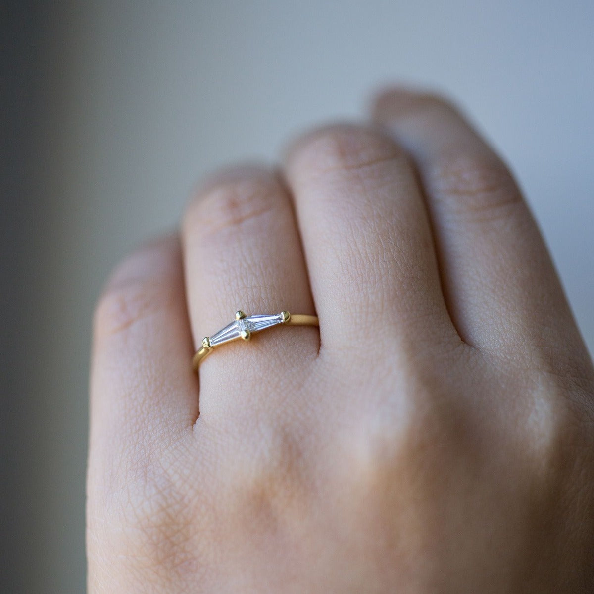 Perryn Baguette Diamond Ring