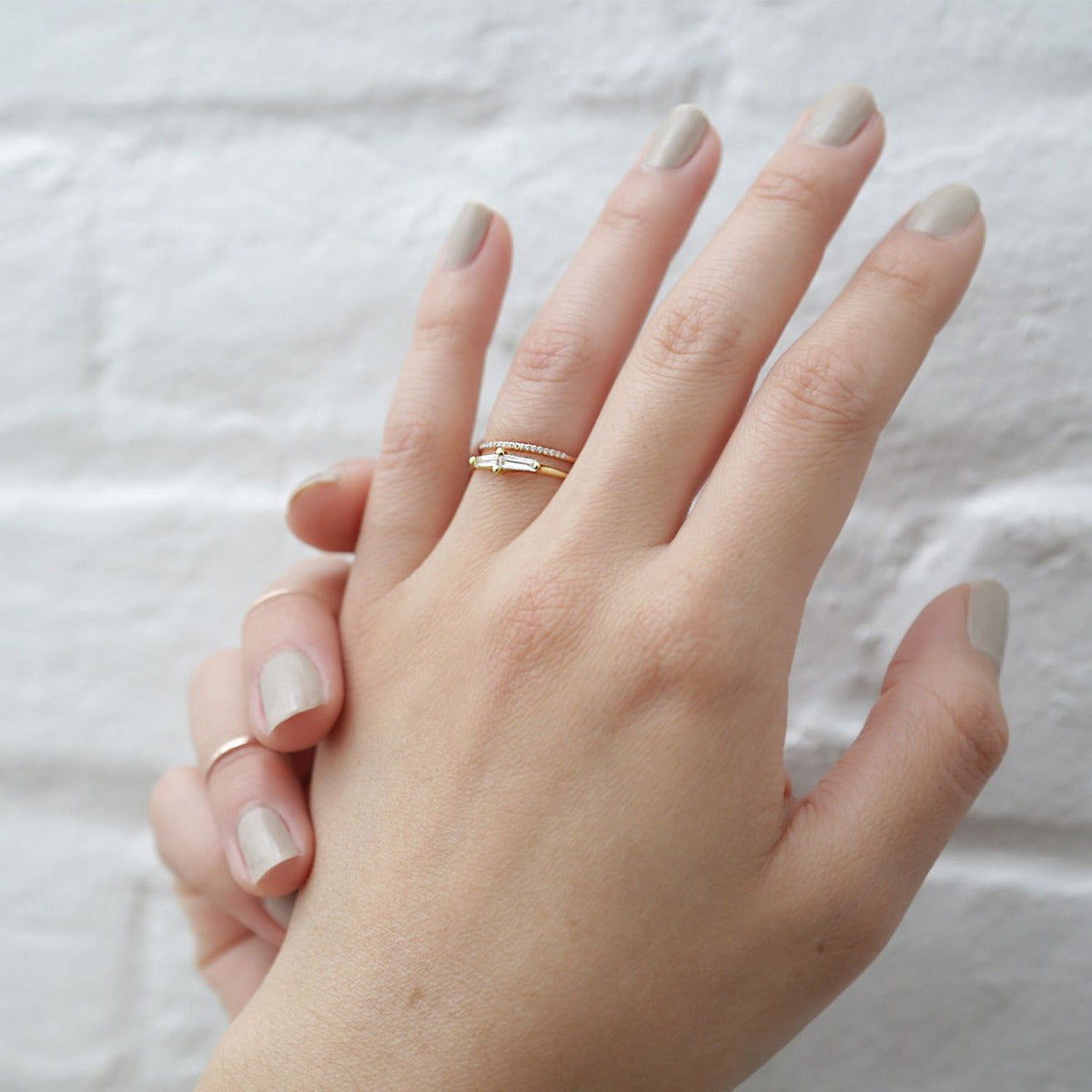 Perryn Baguette Diamond Ring