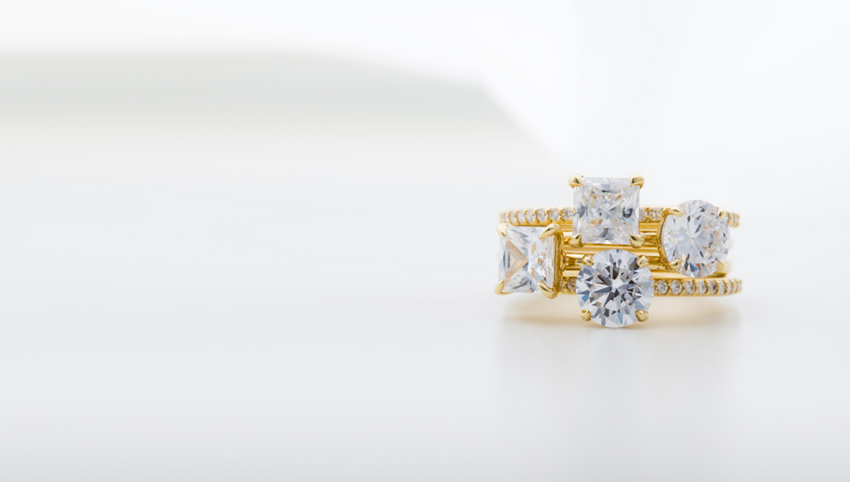 East-West Engagement Ring