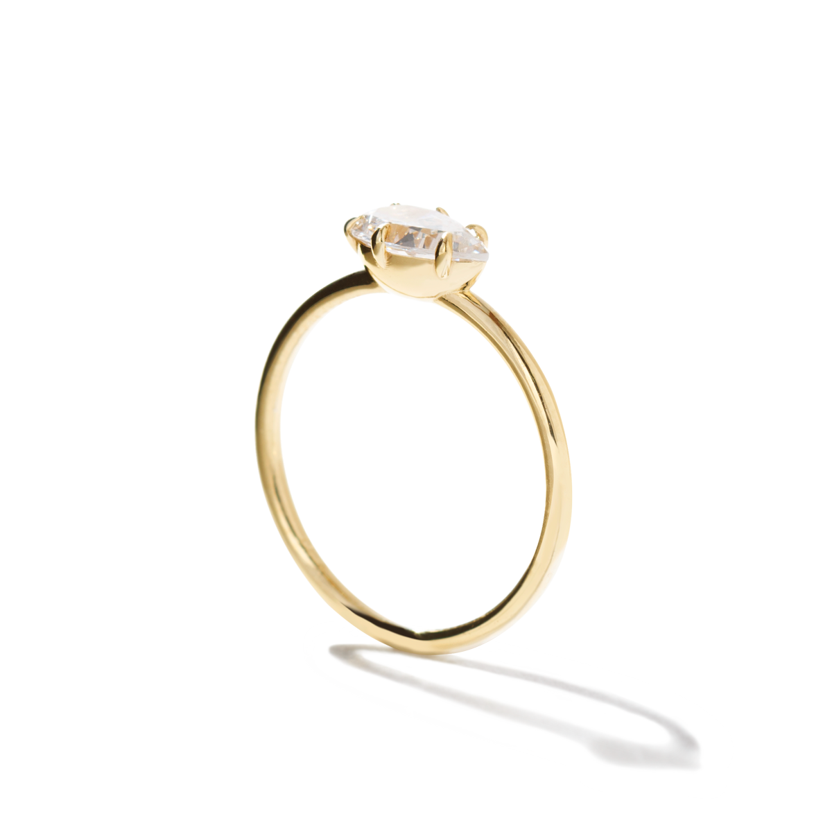 East-West Engagement Ring