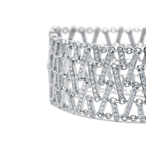 Diamond Tic Tac Bracelet