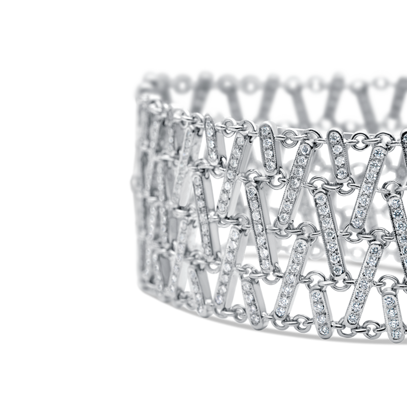 Diamond Tic Tac Bracelet