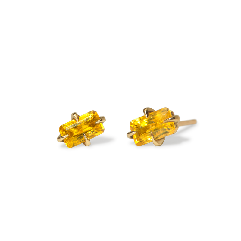 Faraday Golden Tourmaline Studs (pair)