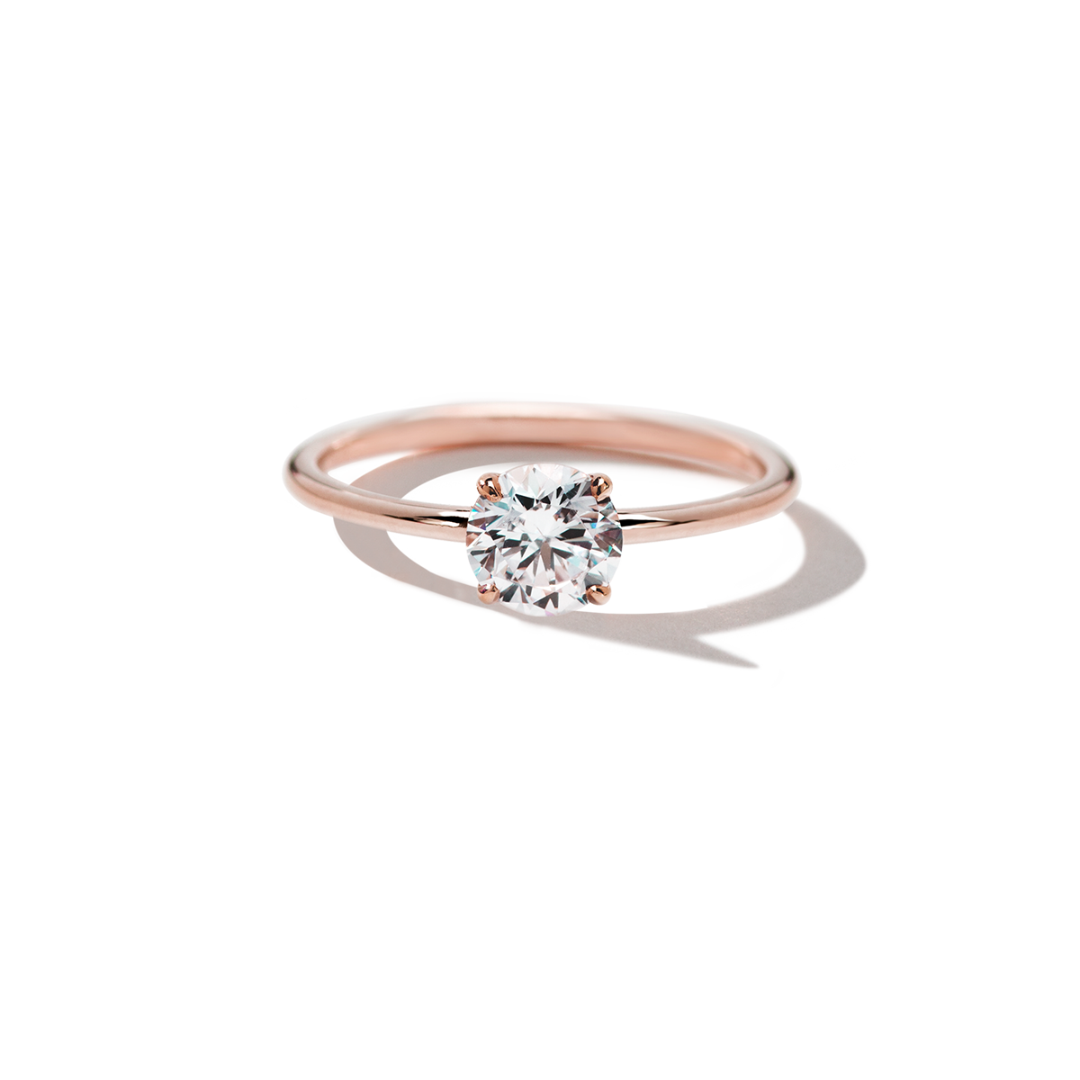 Solitaire Diamond Engagement Ring