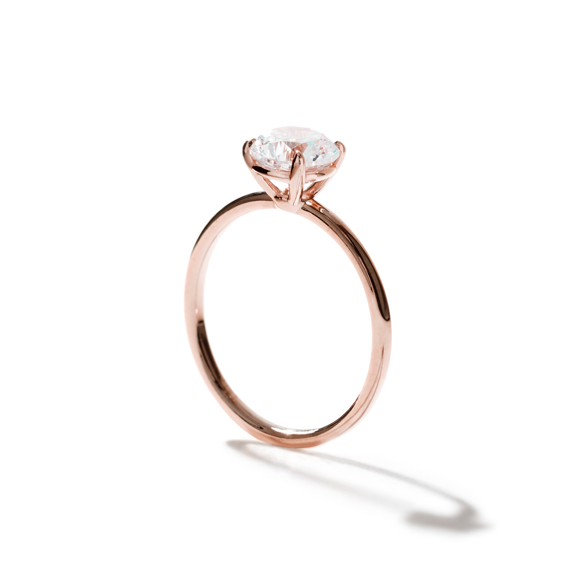 Solitaire Diamond Engagement Ring