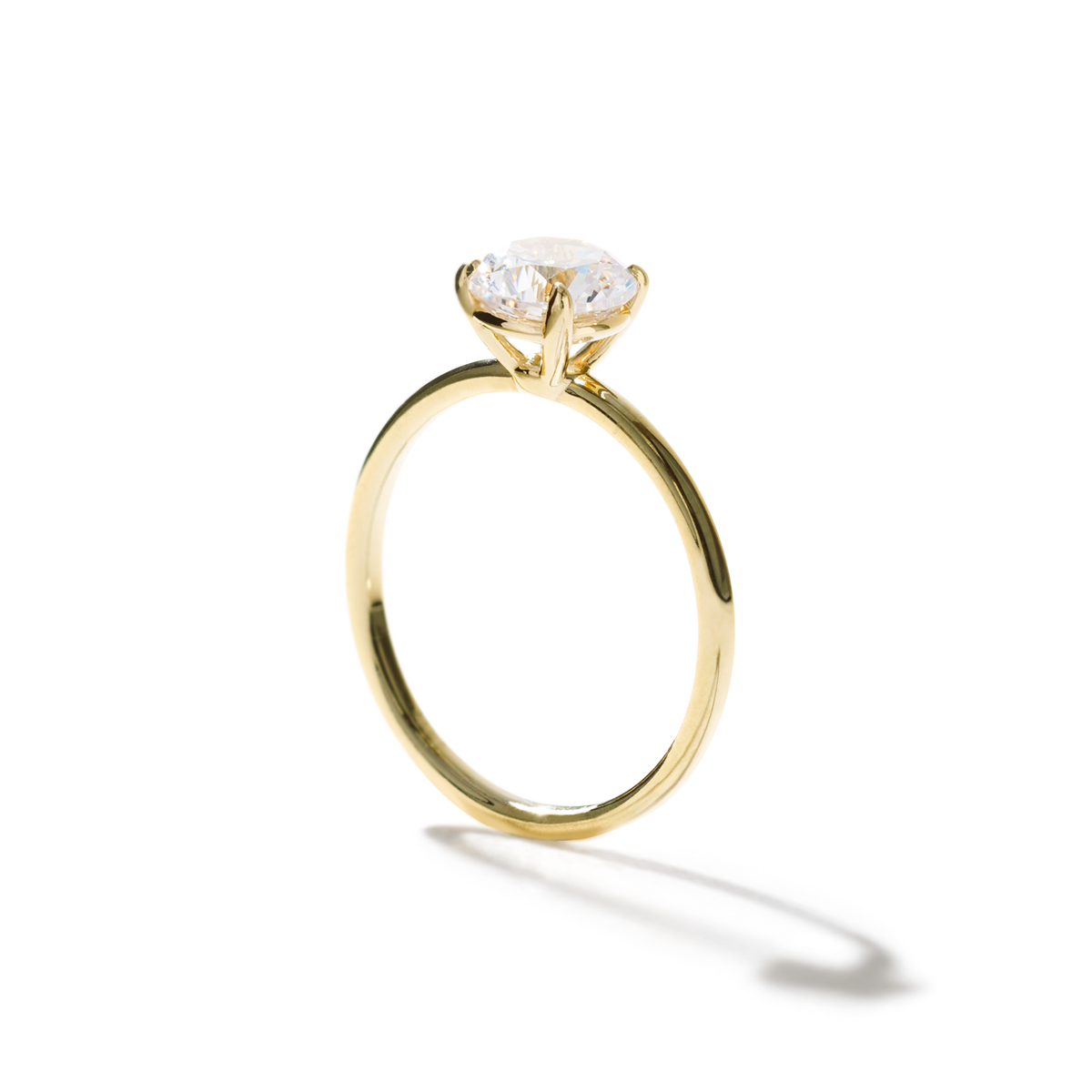 Solitaire Diamond Engagement Ring