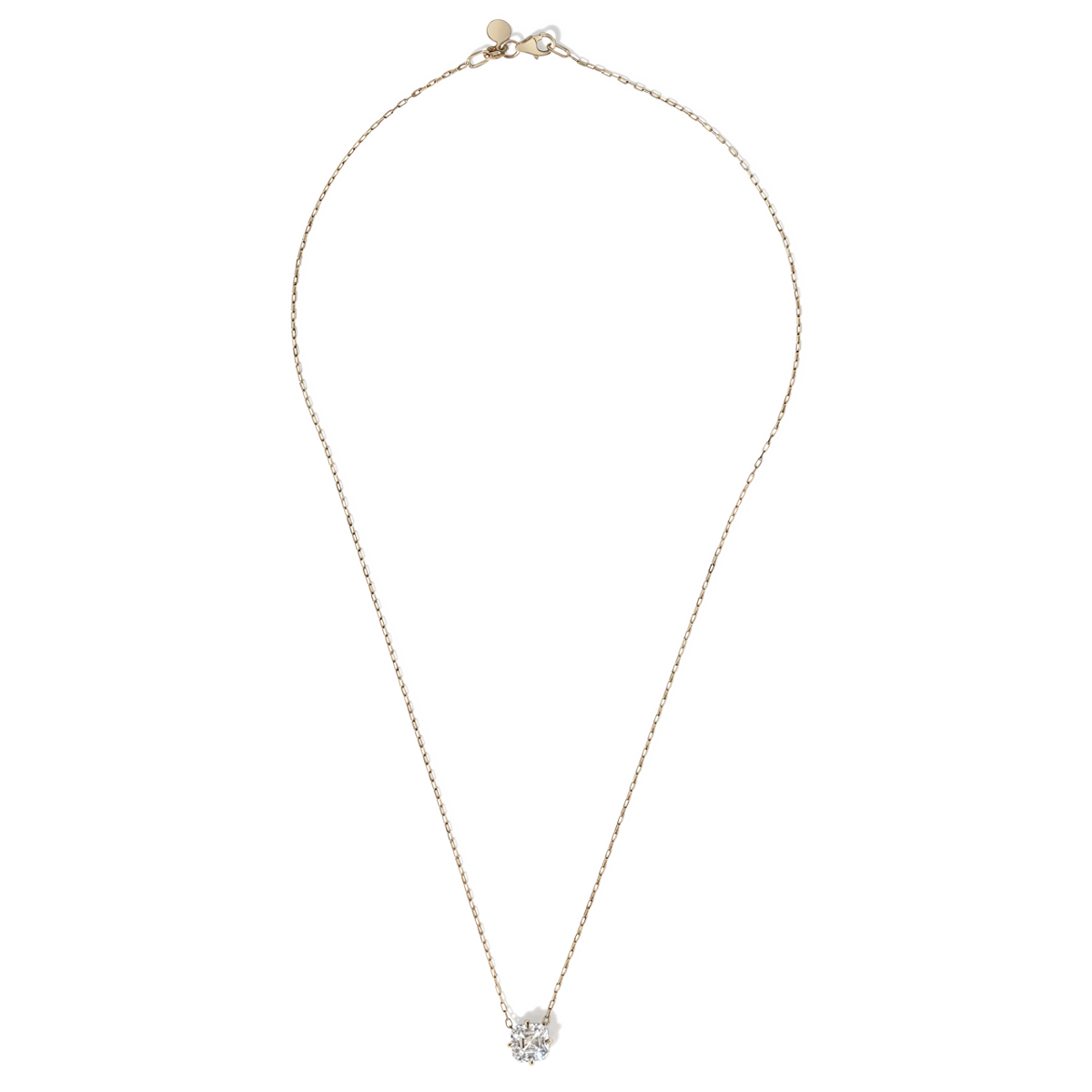 Asscher Solitaire Diamond Pendant