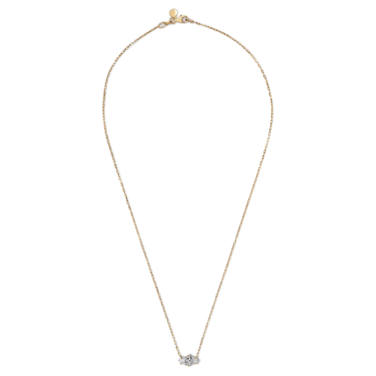 Marquise Diamond Solitaire Pendant