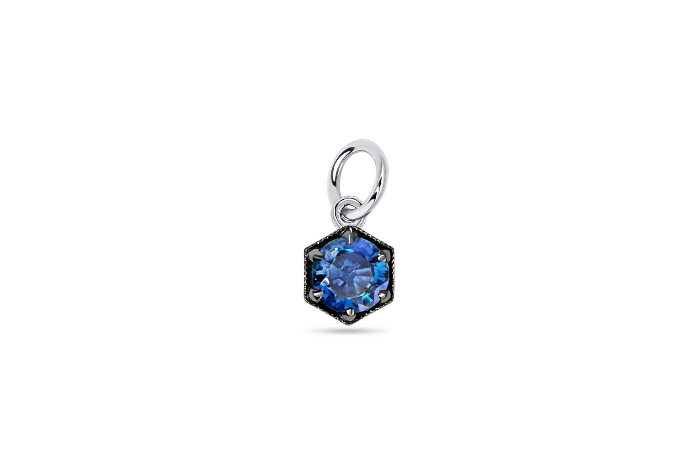 Selene Pendant in Blue Sapphire