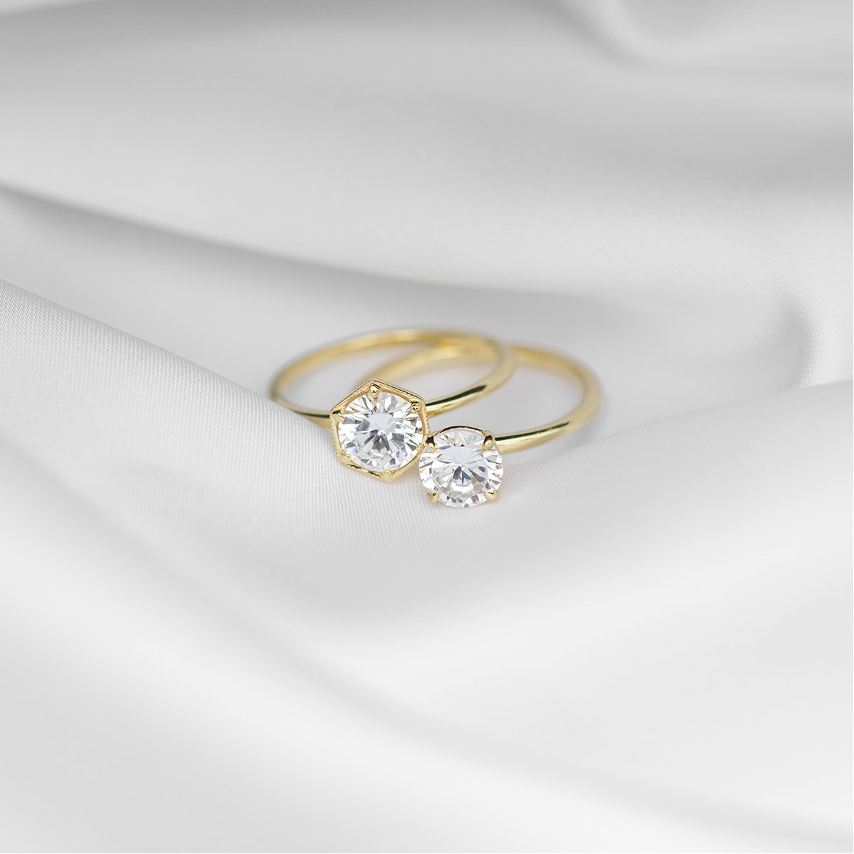 Solitaire Diamond Engagement Ring