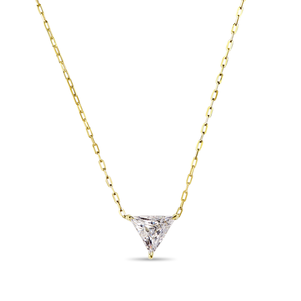 NVision Round Real Diamond Small Triangle Pendant, 2 Gram at Rs 44500 in  Mumbai