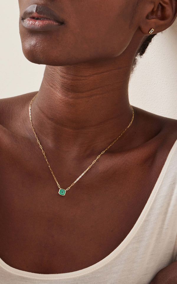 Tracer Emerald Necklace