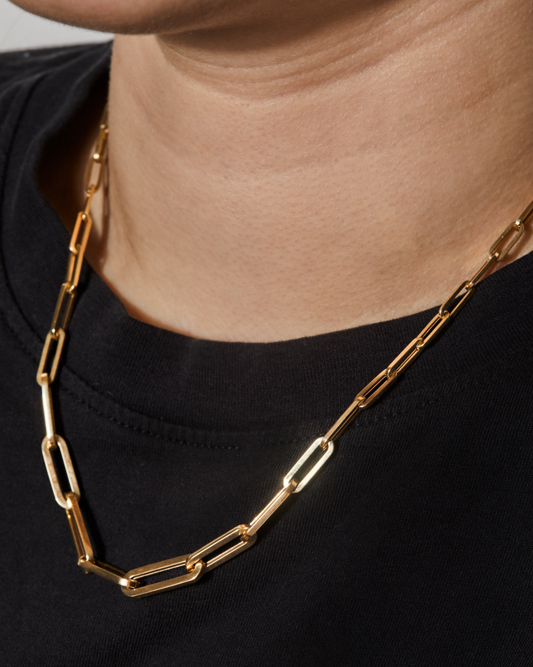 Graduating Gold Paperclip Chain