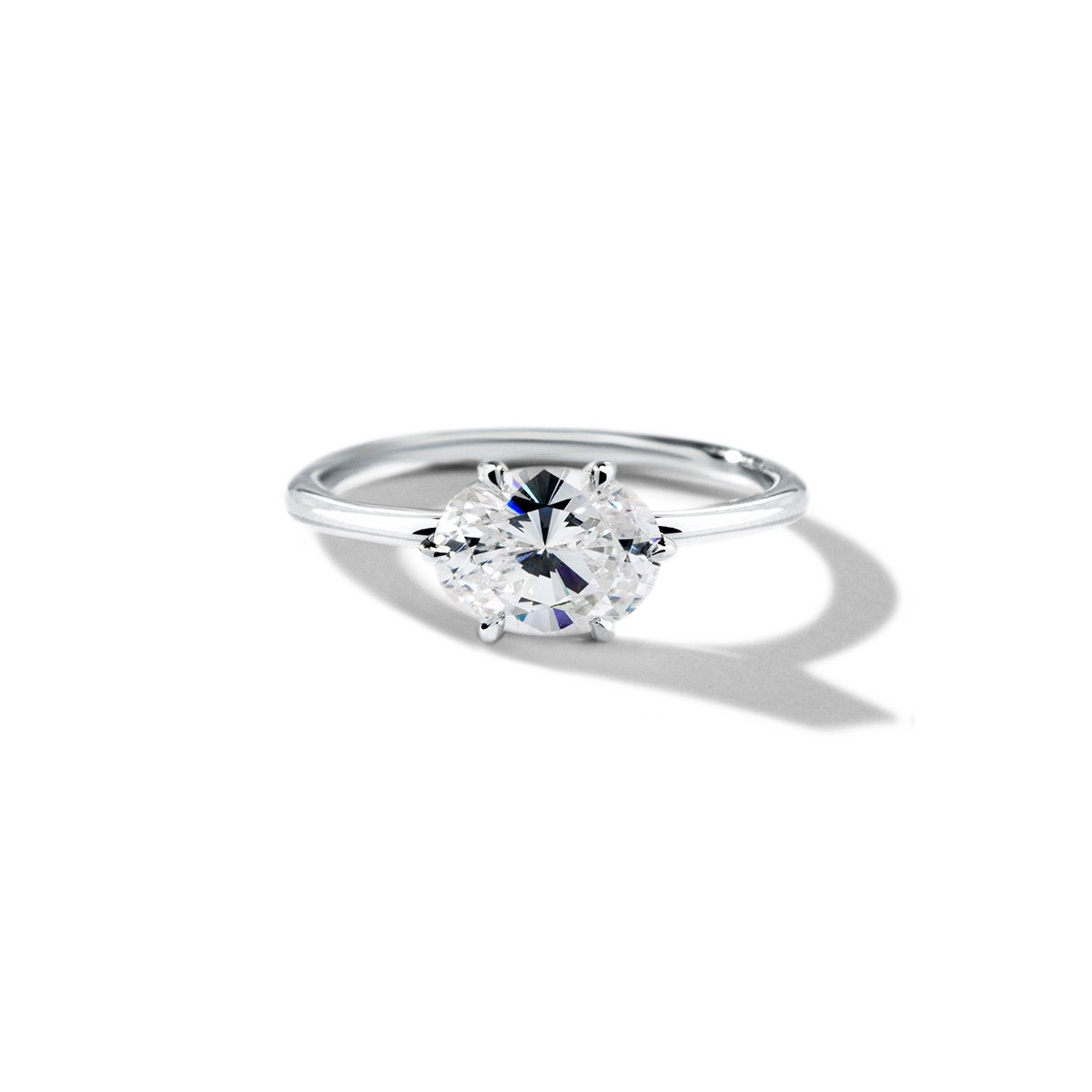 East-West Engagement Ring
