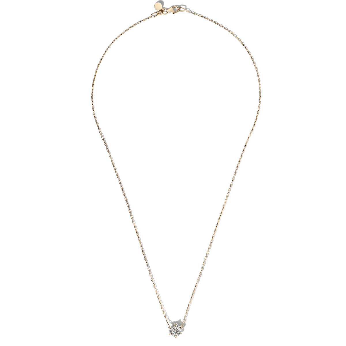 Round Diamond Solitaire Pendant
