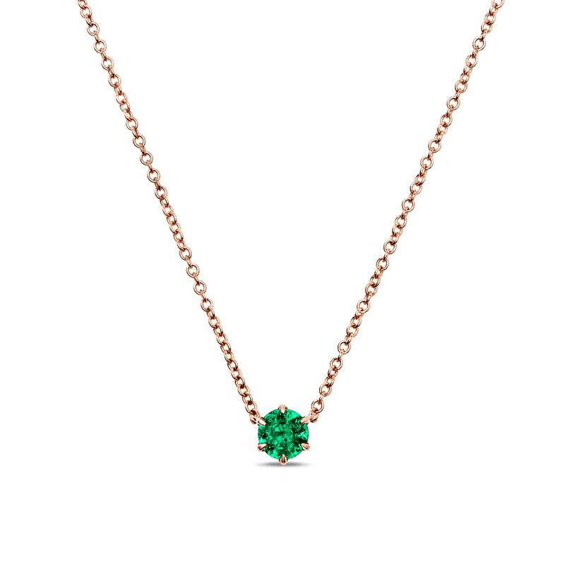 6.06 carat Colombian Emerald & Diamond Pendant Necklace (Platinum) —  Shreve, Crump & Low