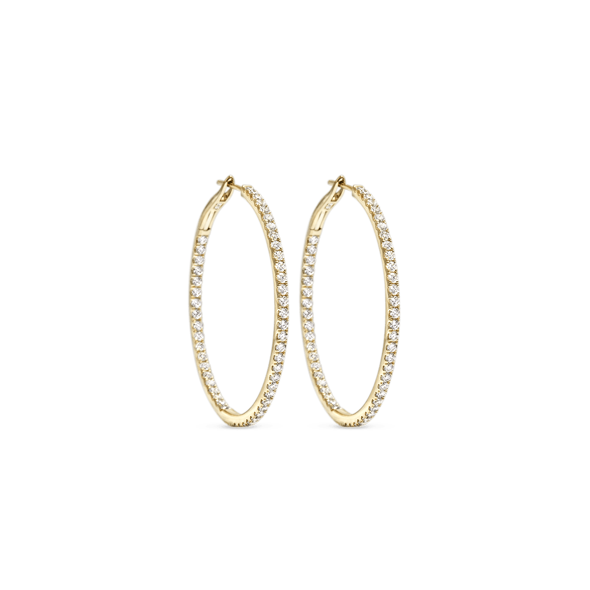 #color_14K Yellow Gold In and Out Hoops