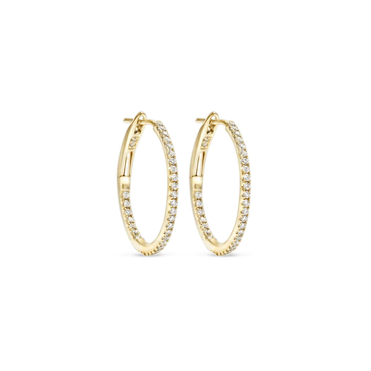#color_14K Yellow Gold In and Out Hoops