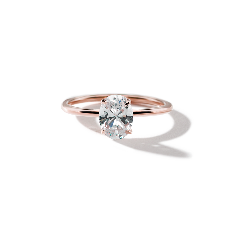 Lab Grown Diamonds Lucy Solitaire Engagement Ring | MiaDonna