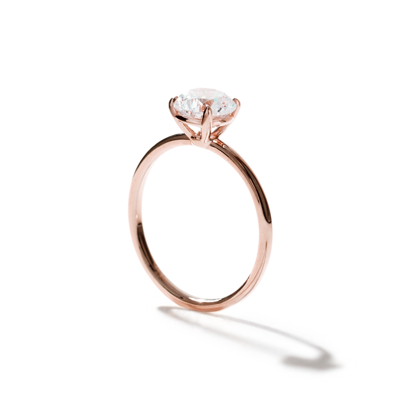 Lab Grown Diamond Dior Solitaire Stackable Ring Set | MiaDonna
