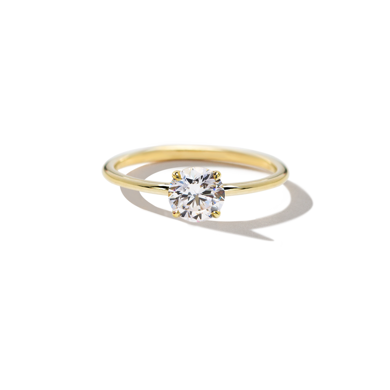 Oval Solitaire Engagement Ring » JewelryThis - Custom Jewelry