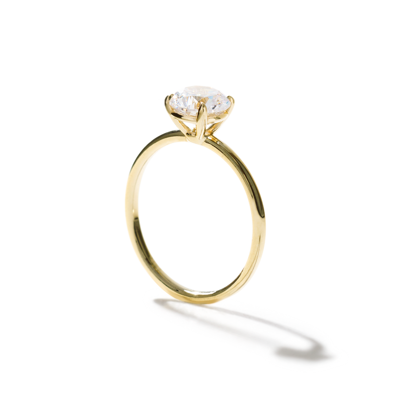 Solitaire Diamond Engagement Ring – ILA