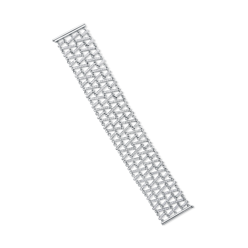 Diamond Tic Tac Bracelet