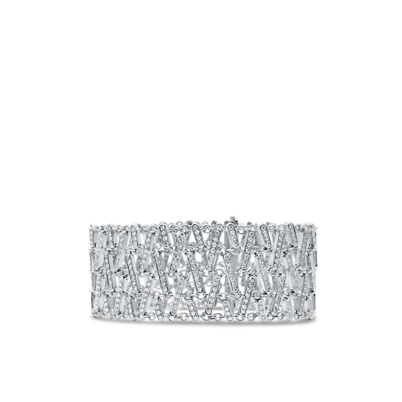 Diamond Tic Tac Bracelet