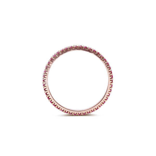 #color_14K Rose Gold Ruby Eternity Ring