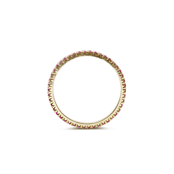#color_14K Yellow Gold Ruby Eternity Ring
