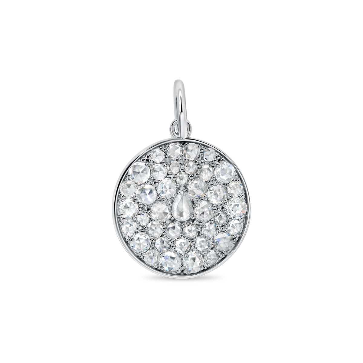 Refractions Rose Cut Diamond Pendant