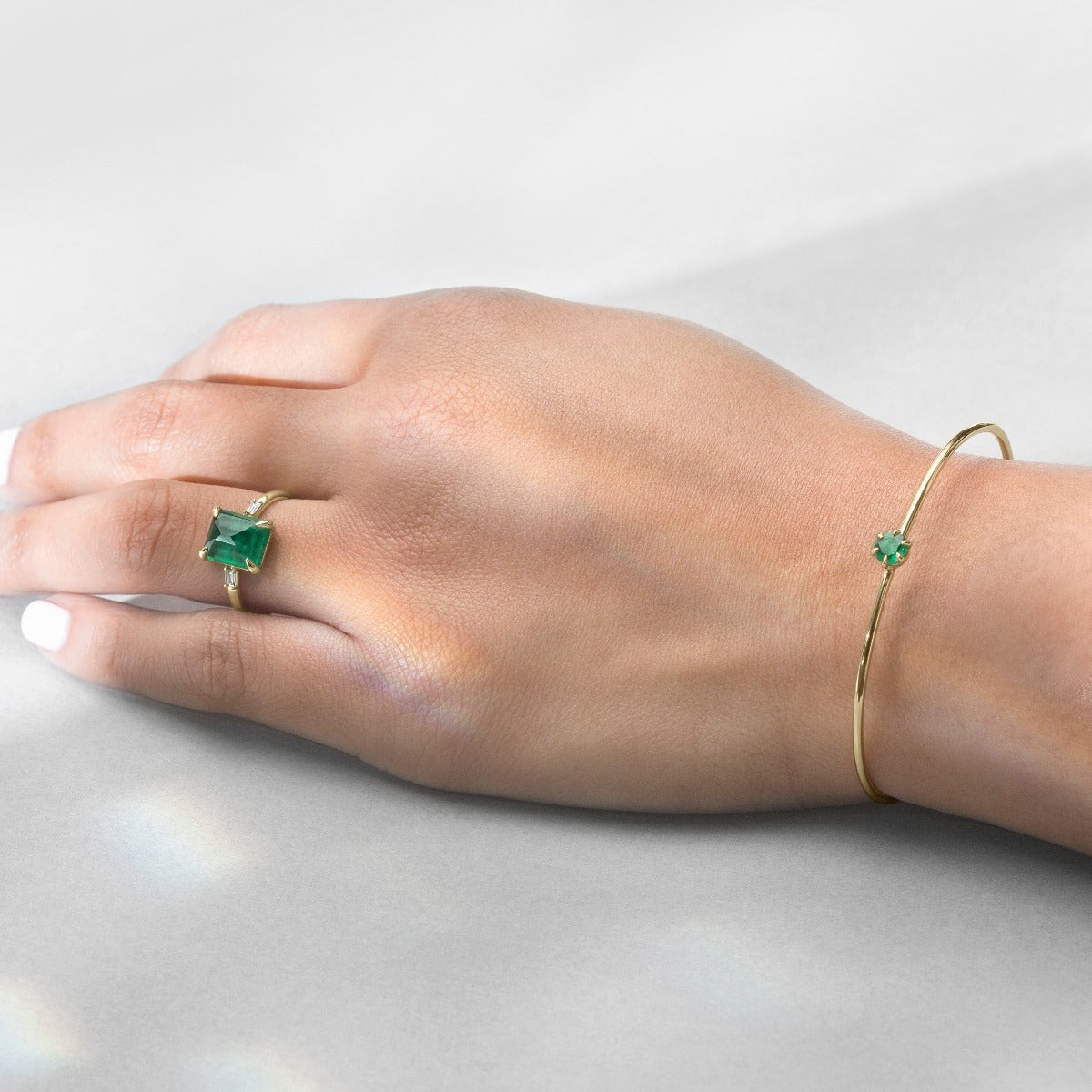 Emerald Green Butterfly Rhinestone Cuff Bracelet with Blue Flowers – Moon  On Abbeygate