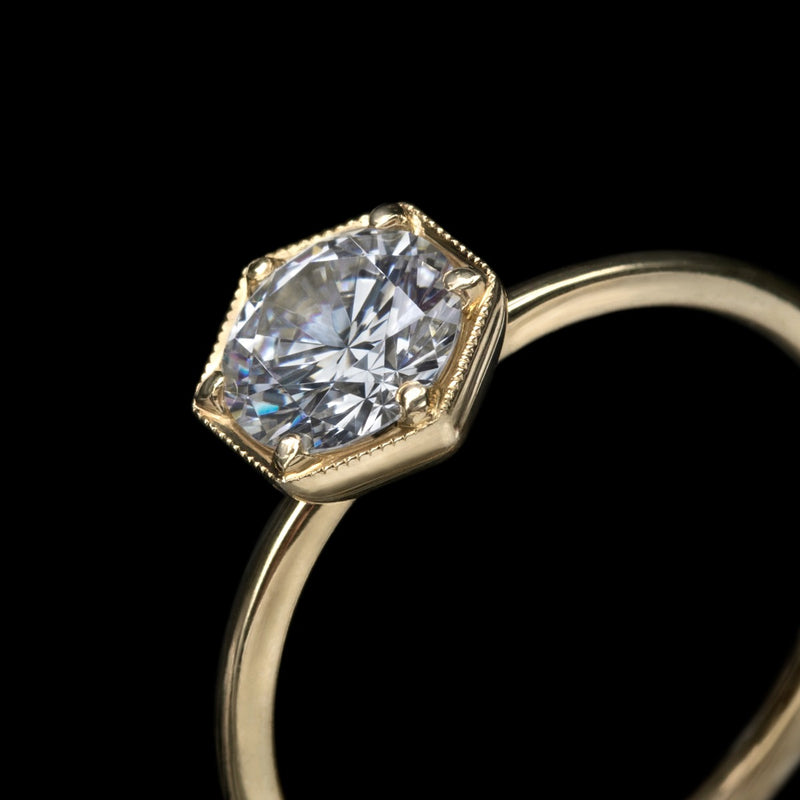 Raw Diamond Super Hero Ring | maya-sebbah-jewelry