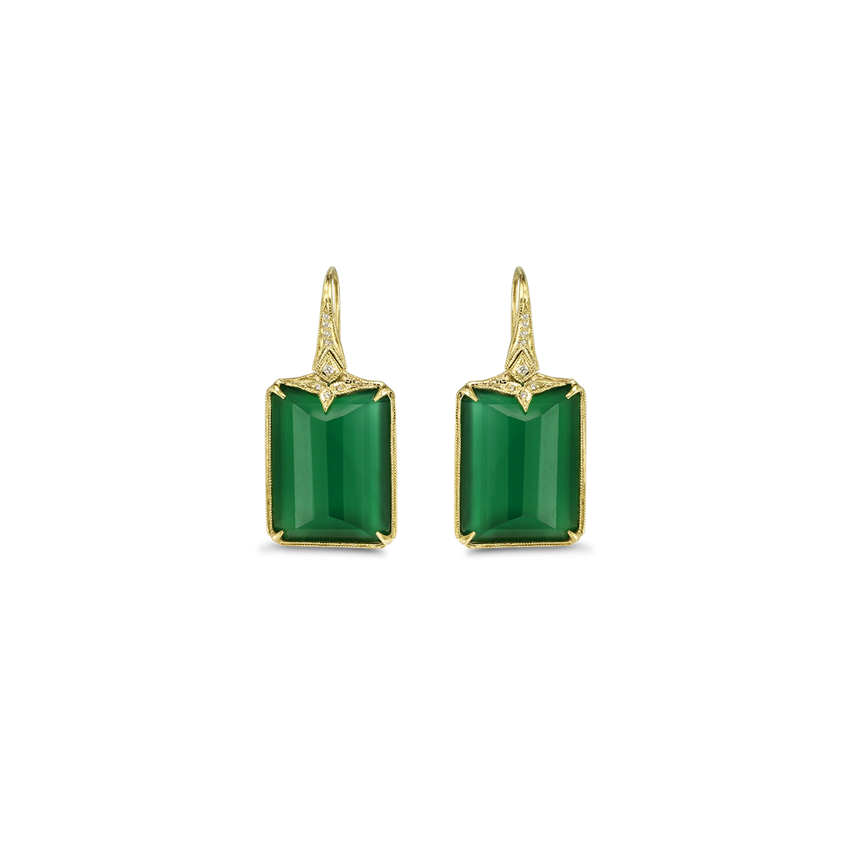 Ines Green Earrings